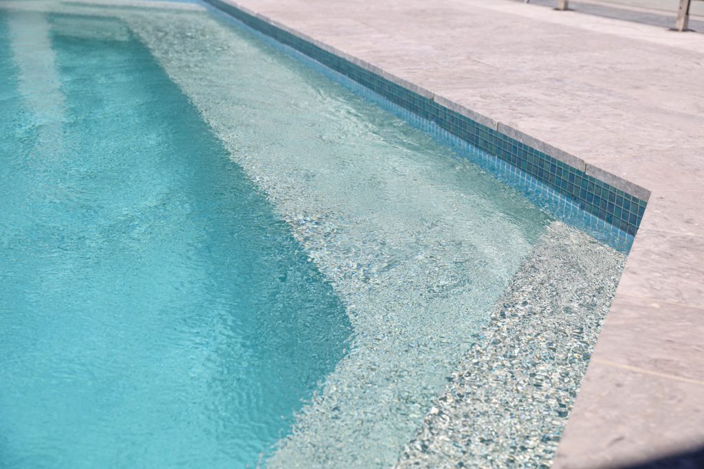 Twisted Pool Becomes Straight Again in with a pool renovation ...